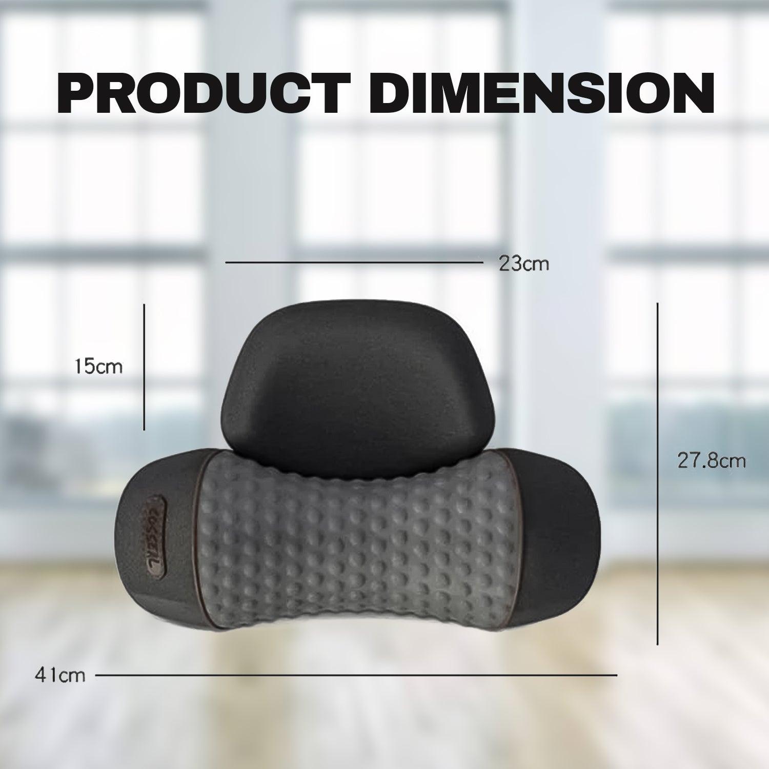 Neck Massager Pillow - 3 in 1 Neck And Shoulder Massager Memory Foam Back Massager Health & Beauty - Tophatter Daily Deals