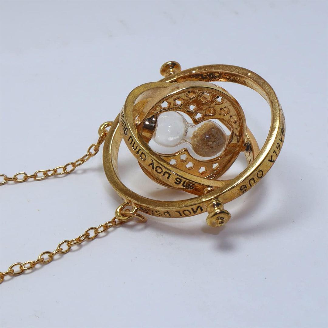Harry Potter Necklace Time Turner - Hermione Converter Sand Spin Necklace Pendant Retro Festive & Franchise - Tophatter Daily Deals