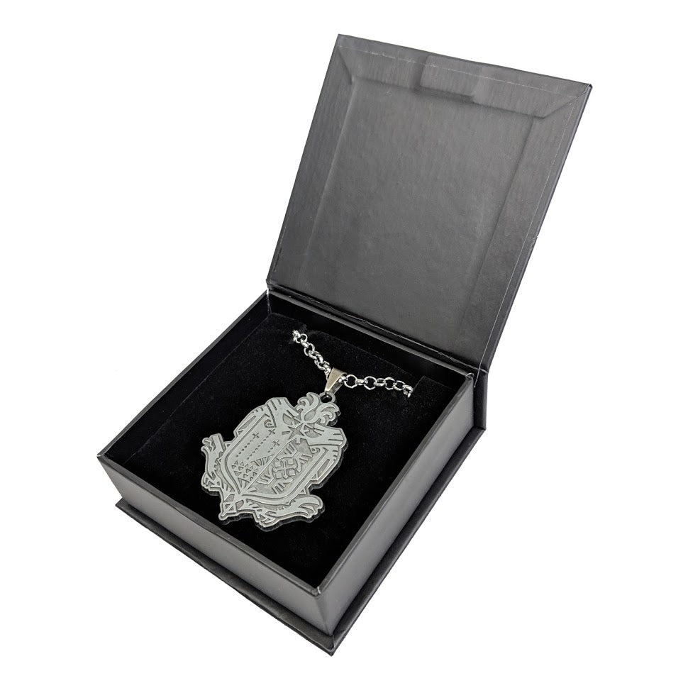Monster Hunter Insignia Necklace Video Game Sword - Tophatter Daily Deals