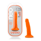 Neo Dual Density Cock 6 Inch Neon Orange Vibrator > Dildos > Realistic Dildos - Tophatter Daily Deals