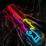 AWP Neo-Noir Sniper Gun Neon Light Wall Decor - Tophatter Daily Deals