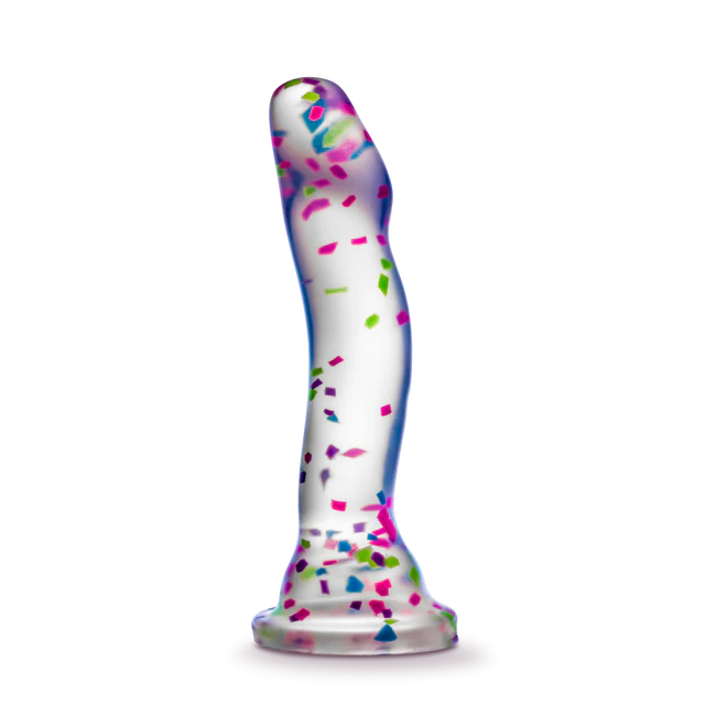 Neo Elite Hanky Panky 7.5 in. Glow In The Dark Confetti Dildo - Tophatter Daily Deals