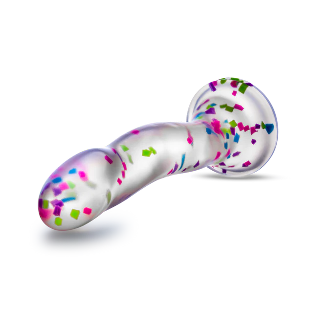 Neo Elite Hanky Panky 7.5 in. Glow In The Dark Confetti Dildo - Tophatter Daily Deals