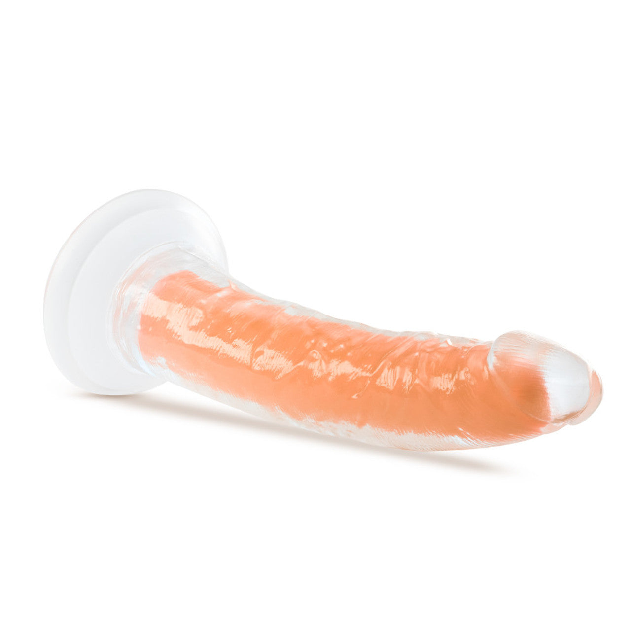 Neo Elite Glow In The Dark 7 Inch Silicone Dildo - Neon Orange - Tophatter Daily Deals