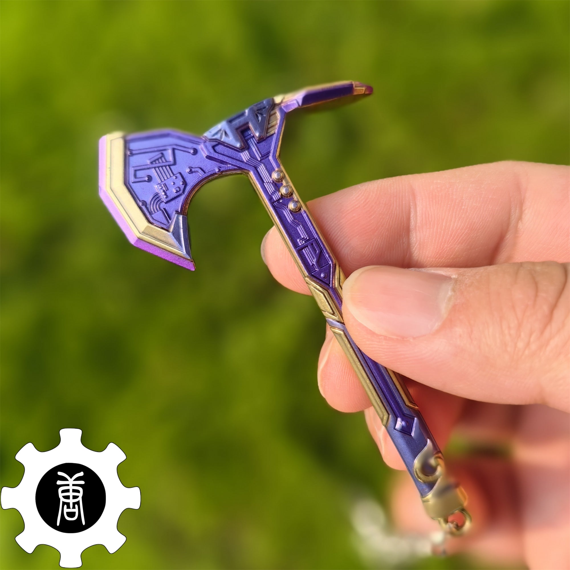 Neo Frontier Axe Keychain Melee Weapon Backpack Pendant Gold Axe - Tophatter Daily Deals