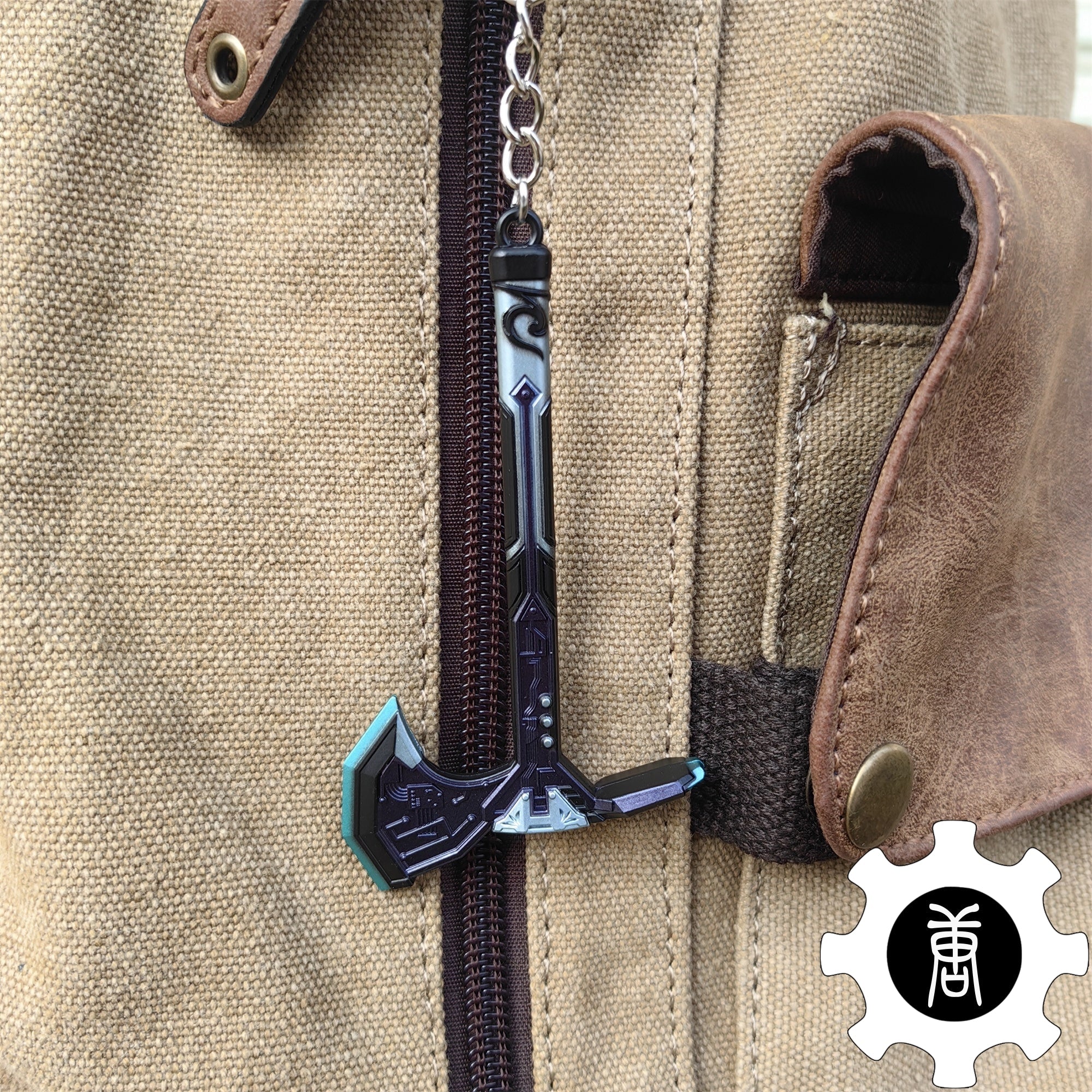 Neo Frontier Axe Keychain Melee Weapon Backpack Pendant Sliver Axe - Tophatter Daily Deals
