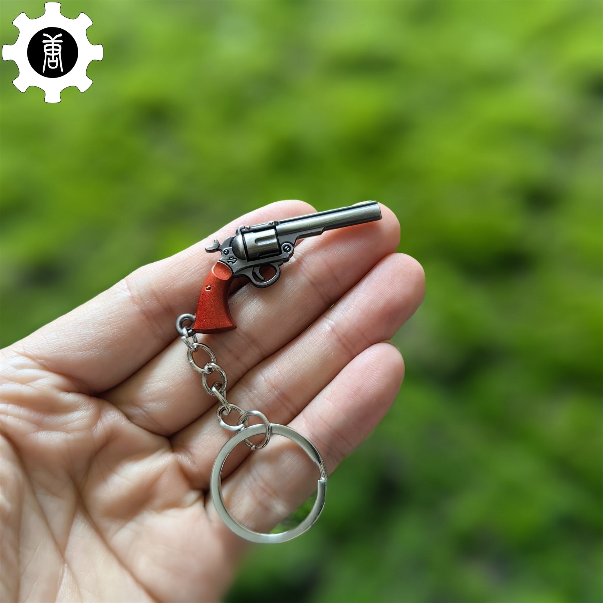 Mini Neo Frontier Sheriff Gun Metal Keychain Keychain - Tophatter Daily Deals