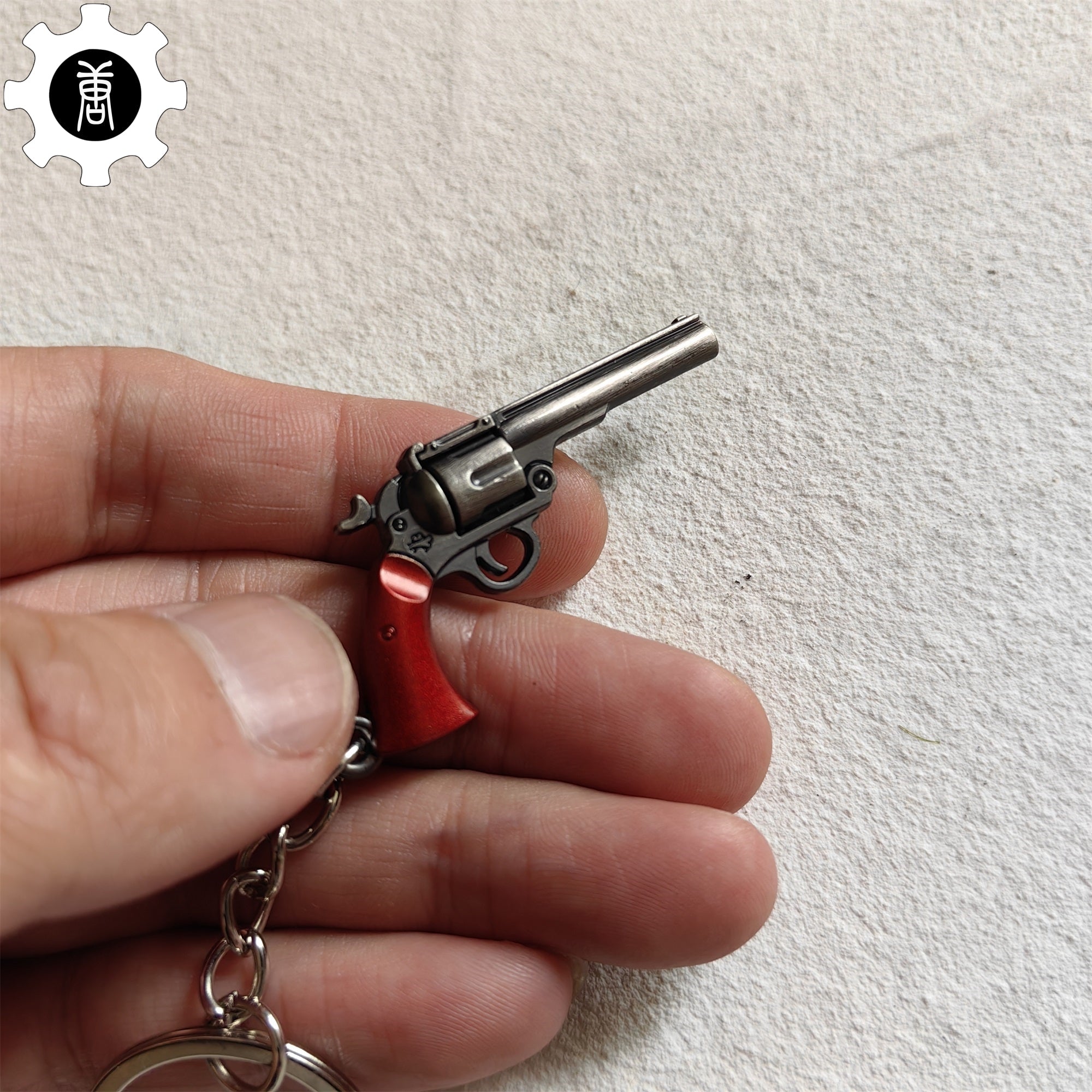 Mini Neo Frontier Sheriff Gun Metal Keychain - Tophatter Daily Deals