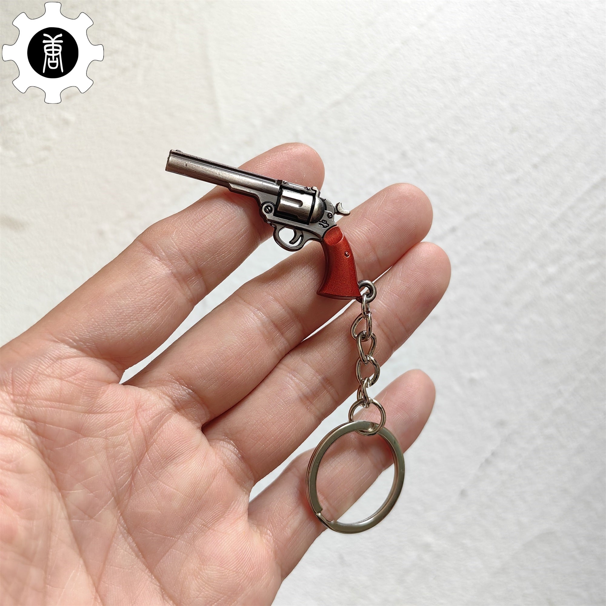 Mini Neo Frontier Sheriff Gun Metal Keychain - Tophatter Daily Deals