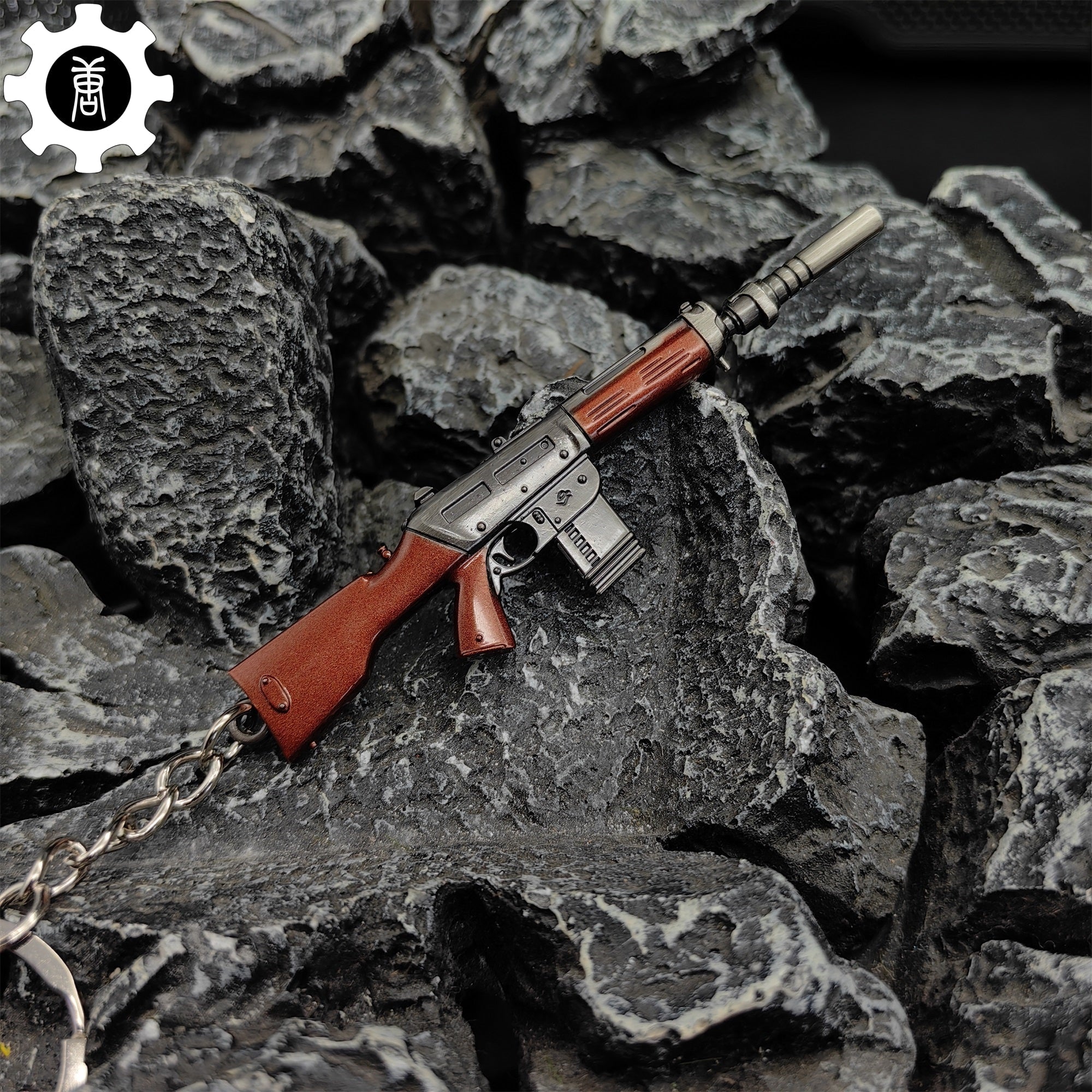 Mini Neo Frontier Phantom Gun Keychain Metal Pendant - Tophatter Daily Deals