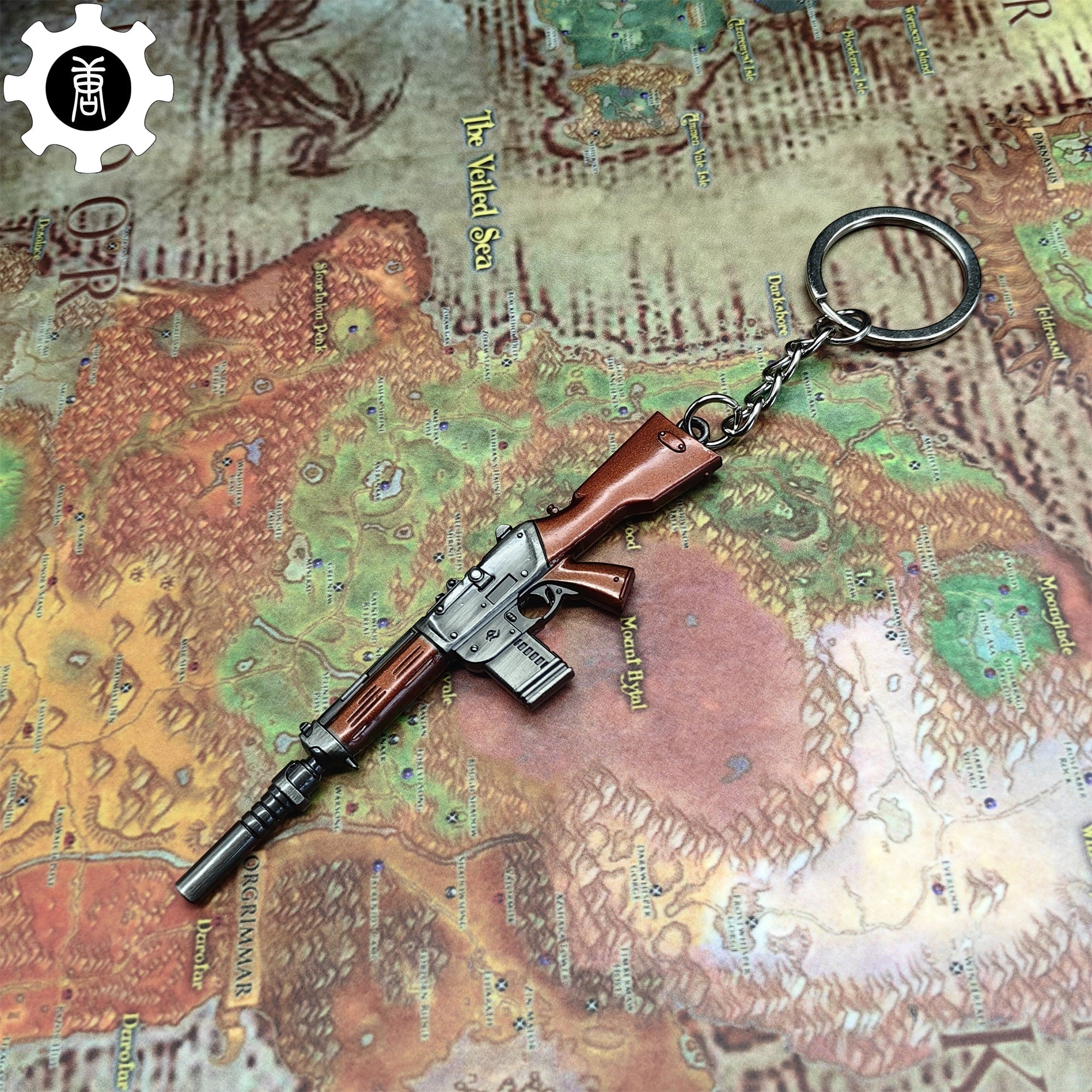 Mini Neo Frontier Phantom Gun Keychain Metal Pendant - Tophatter Daily Deals