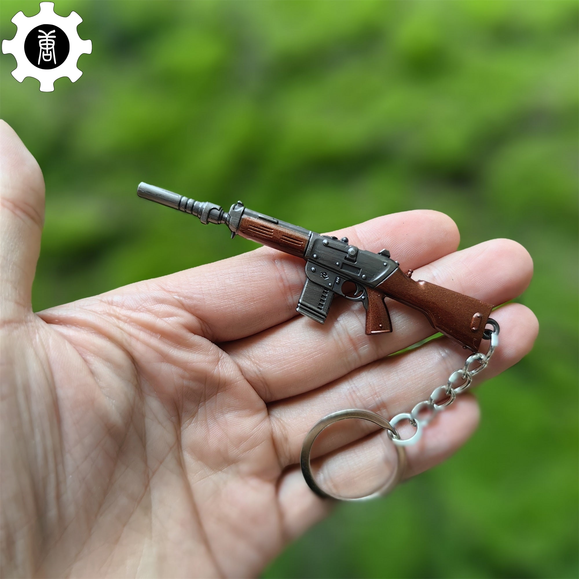 Mini Neo Frontier Phantom Gun Keychain Metal Pendant Keychain - Tophatter Daily Deals