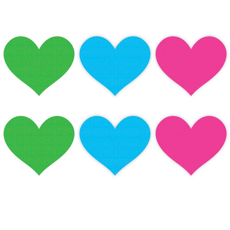 Neon Heart Pasties 3 Pk Green Blue Pink > Clothes > Pasties - Tophatter Daily Deals