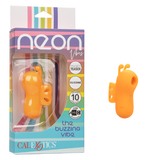 Neon Vibes The Buzzing Vibe Orange Silicone Finger Teaser with 10 Vibration Functions and Rechargeable > Vibrators > Finger Vibrators - Tophatter Daily Deals