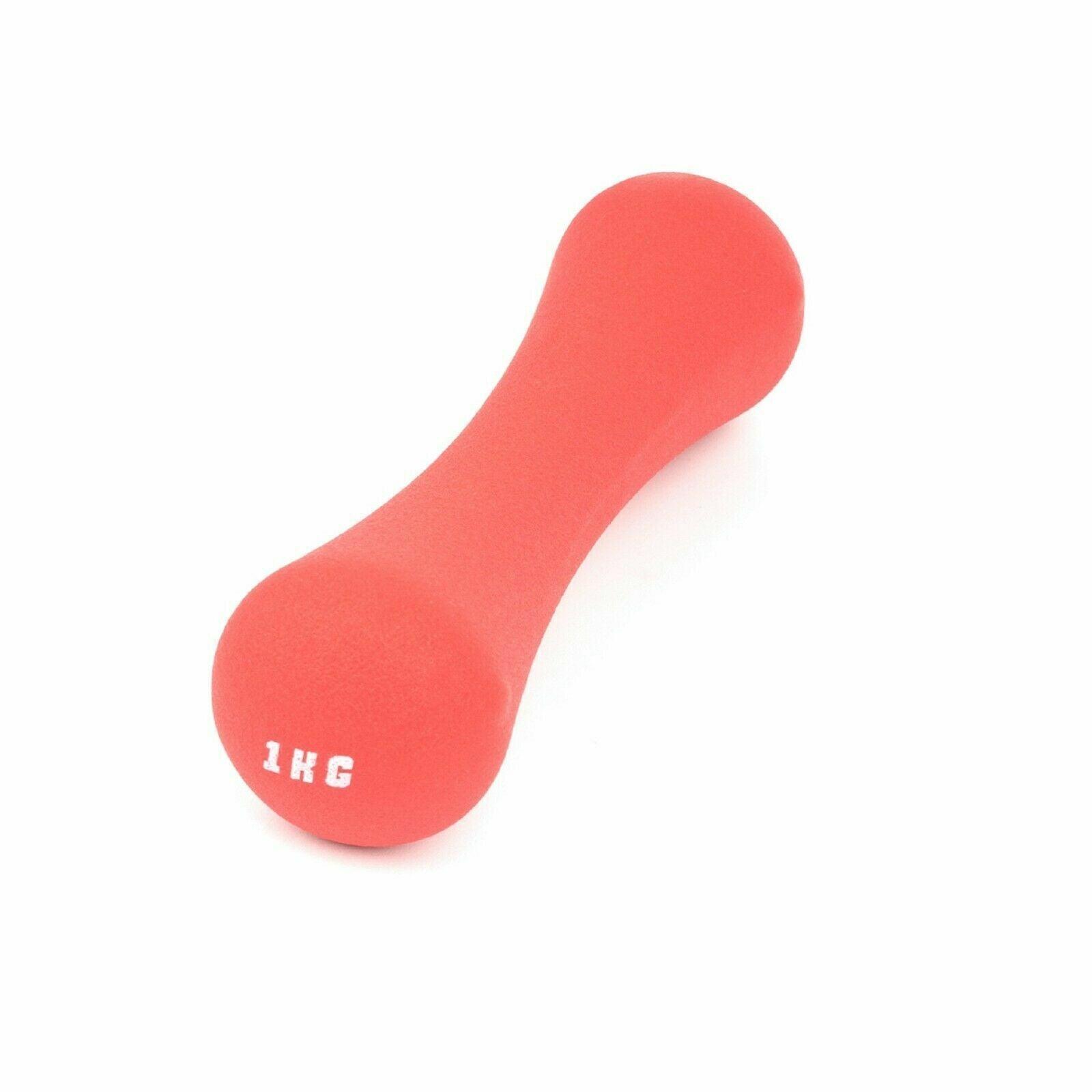 Small Dumbbell Set - Neoprene Dumbbell Weights Home Gym 1Kg Dumbbells & Barbells - Tophatter Daily Deals