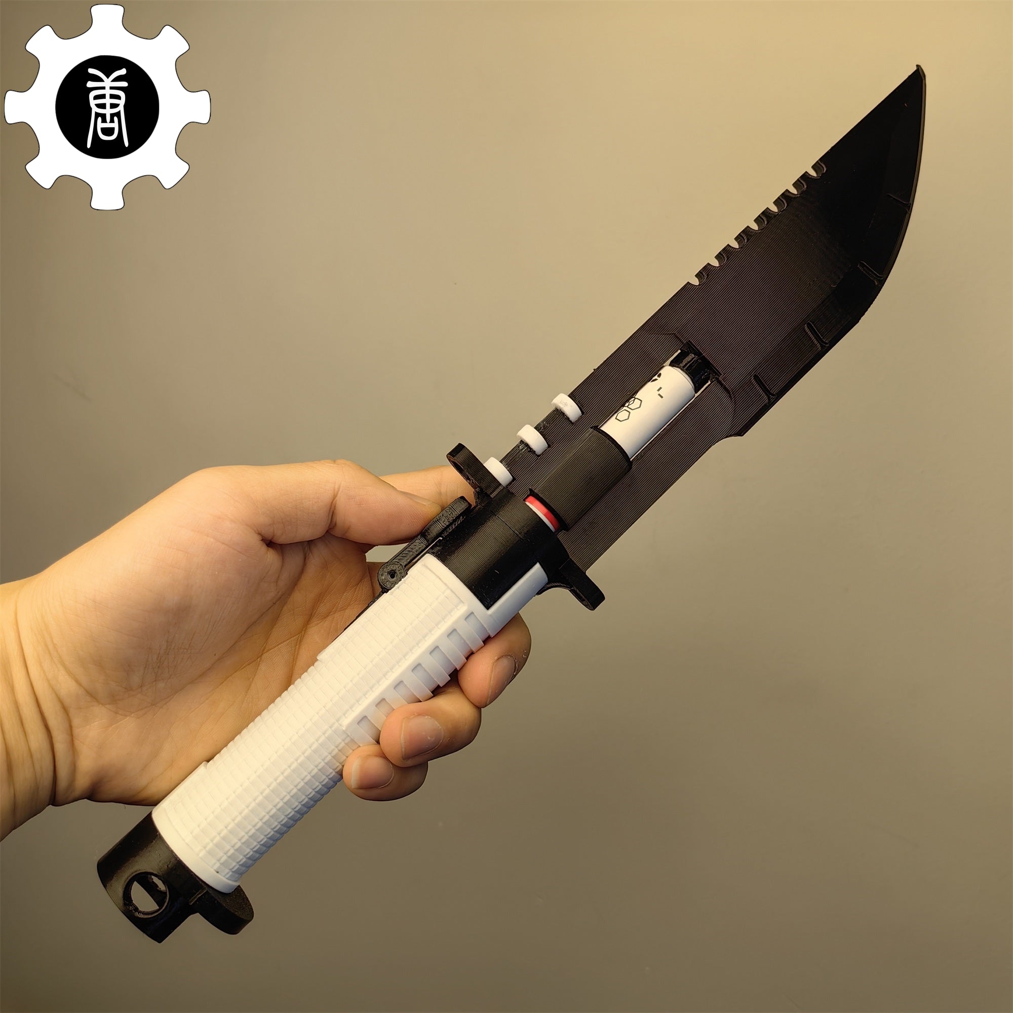 3D Printed Neurotoxin Combat Knife Cosplay Prop - Tophatter Daily Deals