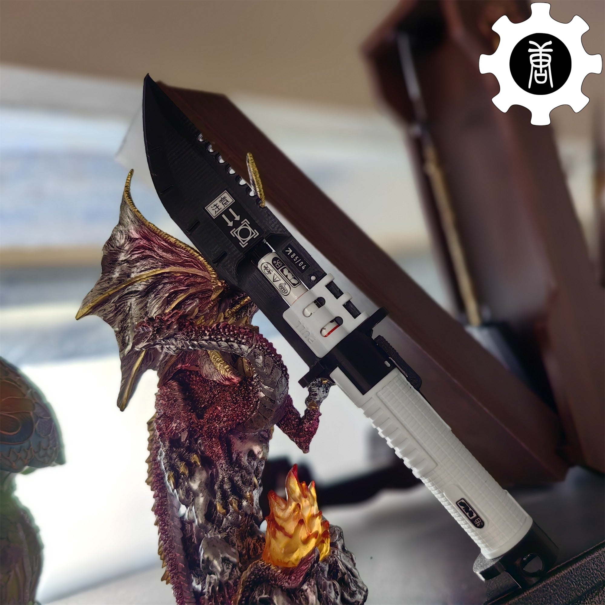 3D Printed Neurotoxin Combat Knife Cosplay Prop - Tophatter Daily Deals