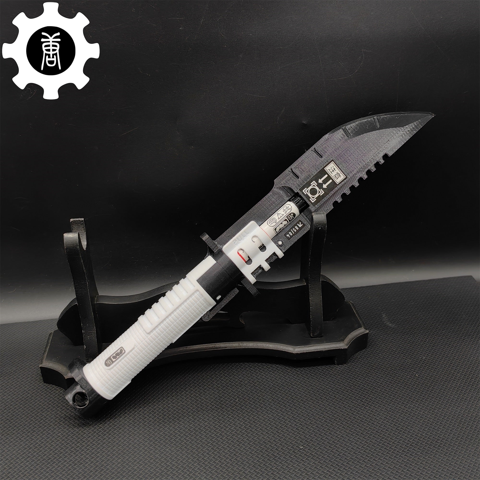 3D Printed Neurotoxin Combat Knife Cosplay Prop Knife & Stand - Tophatter Daily Deals