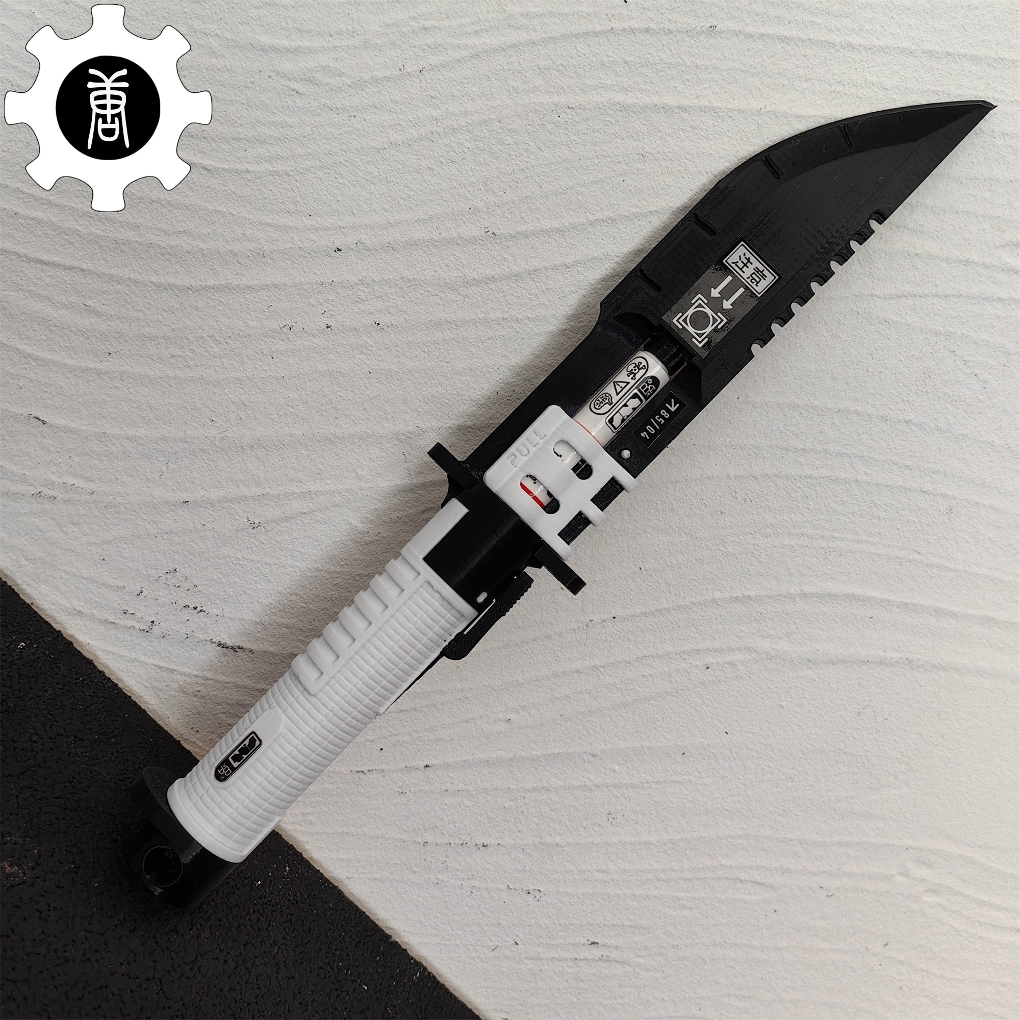 3D Printed Neurotoxin Combat Knife Cosplay Prop - Tophatter Daily Deals