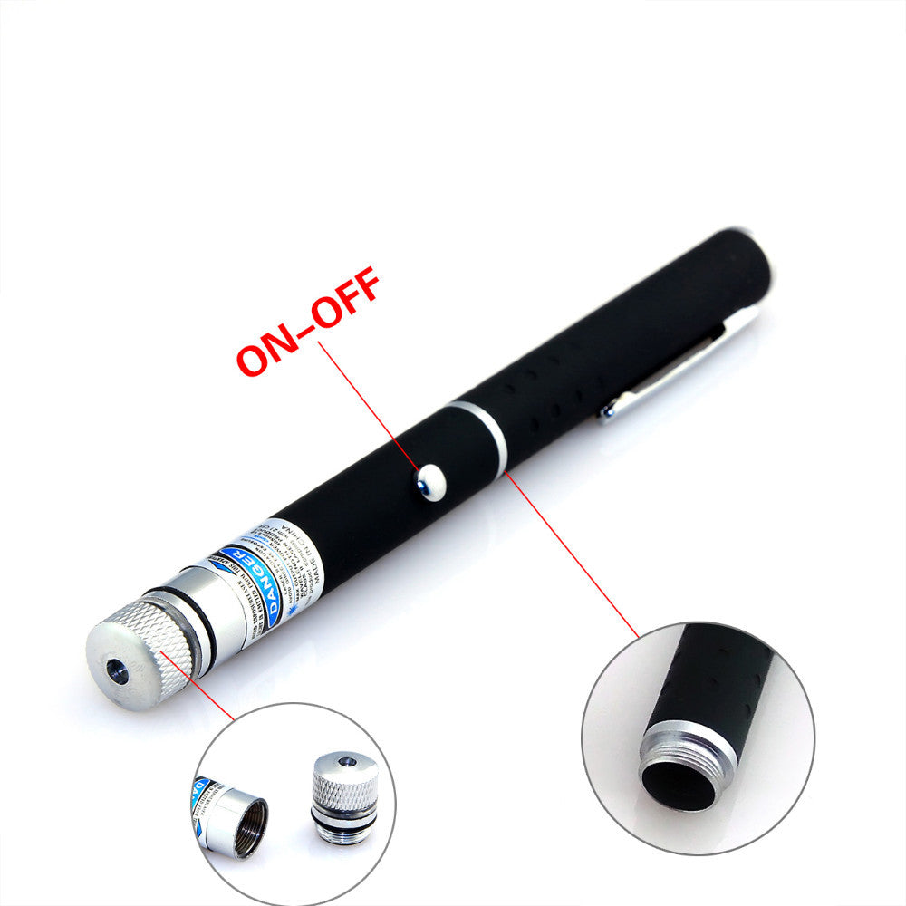 Blue Violet Purple Laser Pointer Pen with Star Cap 5mW 405nw 2in1 Laser - Tophatter Daily Deals