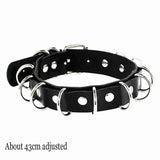 New Sexy Harajuku PU Leather Chain Heart Pendant Necklaces Women Men Punk Neck Gothic Black Pink Choker Necklace Cool Collar - Tophatter Daily Deals