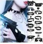 New Sexy Harajuku PU Leather Chain Heart Pendant Necklaces Women Men Punk Neck Gothic Black Pink Choker Necklace Cool Collar - Tophatter Daily Deals