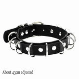 New Sexy Harajuku PU Leather Chain Heart Pendant Necklaces Women Men Punk Neck Gothic Black Pink Choker Necklace Cool Collar Circle Dots - Tophatter Daily Deals