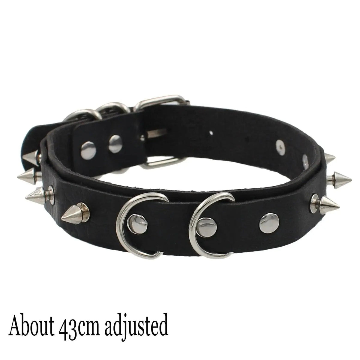 New Sexy Harajuku PU Leather Chain Heart Pendant Necklaces Women Men Punk Neck Gothic Black Pink Choker Necklace Cool Collar Rivet Dots - Tophatter Daily Deals