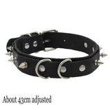 New Sexy Harajuku PU Leather Chain Heart Pendant Necklaces Women Men Punk Neck Gothic Black Pink Choker Necklace Cool Collar Rivet Dots - Tophatter Daily Deals