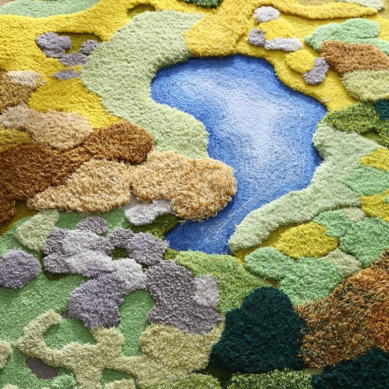 New Zealand Wool Fluffy Rug Rugs - Tophatter Daily Deals