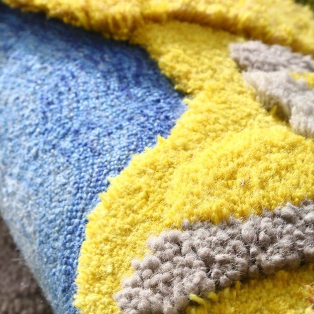 New Zealand Wool Fluffy Rug Rugs - Tophatter Daily Deals