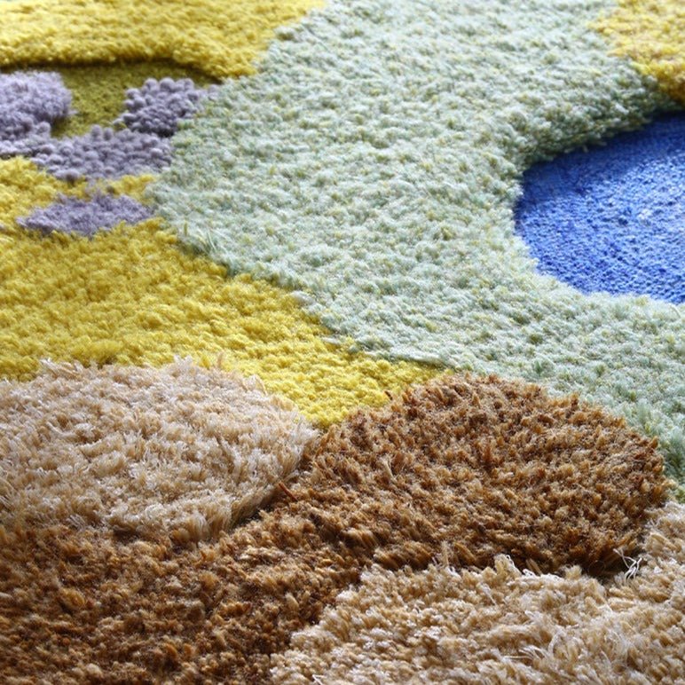 New Zealand Wool Fluffy Rug Rugs - Tophatter Daily Deals