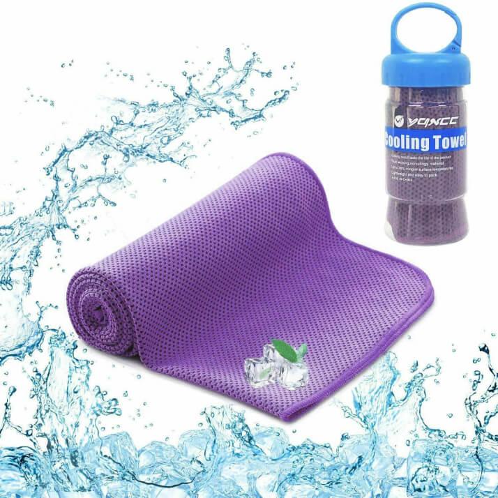 Cooling Towel for Neck - Microfibre Ice Towel, Soft Breathable Chilly Towel for Yoga, Golf, Gym, Camping, Running, Workout &amp; More Sports - Tophatter Daily Deals