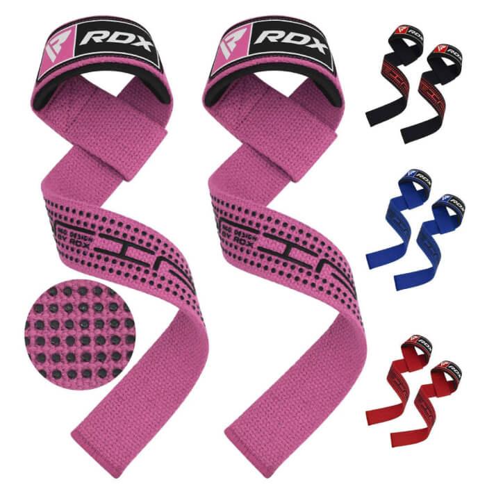 Weight Lifting Straps – Weight Lifting Straps by RDX, Gym Wrist Support, Weight Training, Lifting Strap Exercise & Fitness - Tophatter Daily Deals
