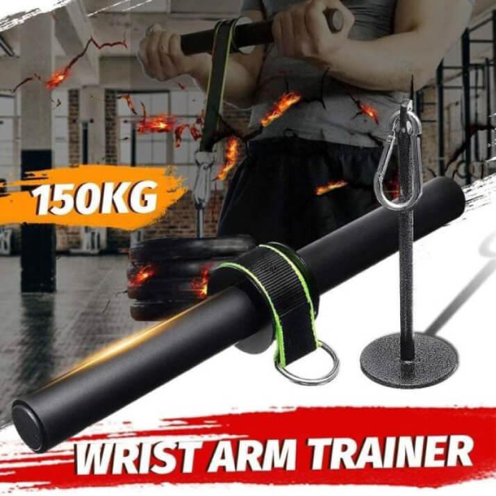 Forearm Wrist Roller - Wrist Roller Arm Strength Trainer Forearm Blaster Hand for Home Fitness Exercise & Fitness - Tophatter Daily Deals