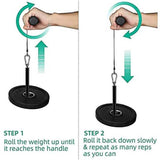 Forearm Wrist Roller - Wrist Roller Arm Strength Trainer Forearm Blaster Hand for Home Fitness Exercise & Fitness - Tophatter Daily Deals