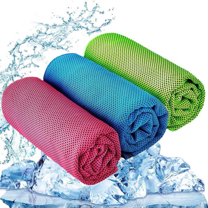 Cooling Towel for Neck - Microfibre Ice Towel, Soft Breathable Chilly Towel for Yoga, Golf, Gym, Camping, Running, Workout &amp; More Sports - Tophatter Daily Deals