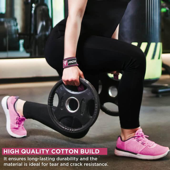 Weight Lifting Straps – Weight Lifting Straps by RDX, Gym Wrist Support, Weight Training, Lifting Strap Exercise & Fitness - Tophatter Daily Deals