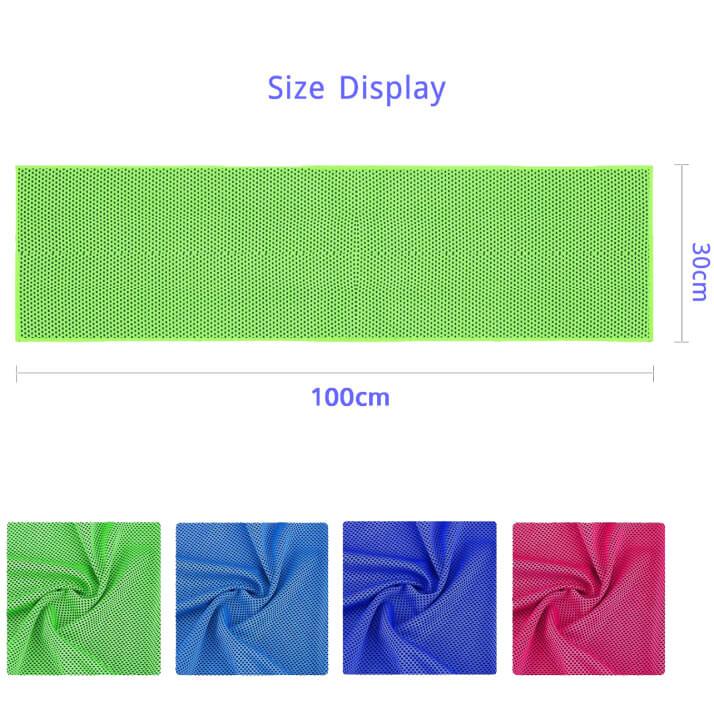 Cooling Towel for Neck - Microfibre Ice Towel, Soft Breathable Chilly Towel for Yoga, Golf, Gym, Camping, Running, Workout &amp; More Sports - Tophatter Daily Deals