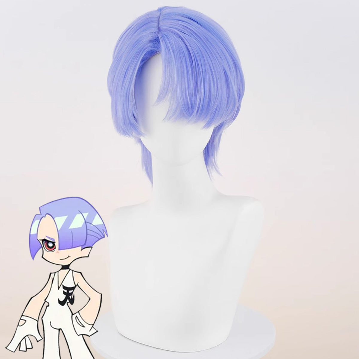 New Panty And Stocking with Garterbelt Polyester Blue Cosplay Wig Wig - Tophatter Daily Deals