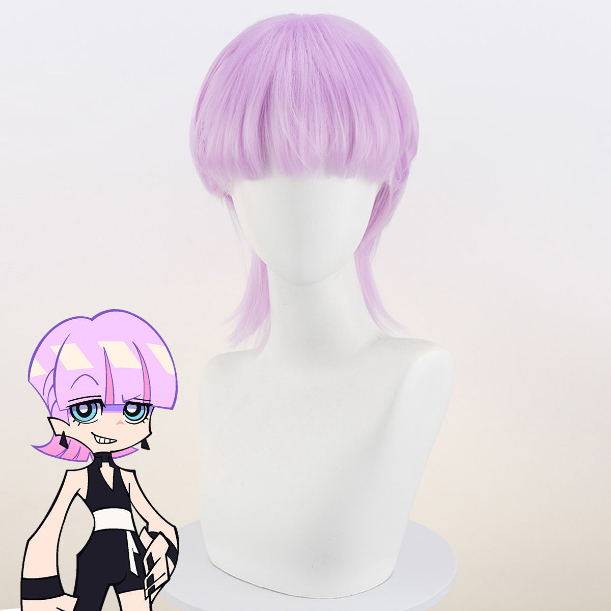 New Panty And Stocking with Garterbelt Polyurethane Pink Cosplay Wig Wig - Tophatter Daily Deals