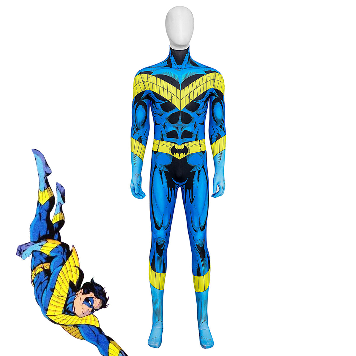 New Titans Nightwing Jumpsuit Cosplay Costume Costume - Tophatter Daily Deals
