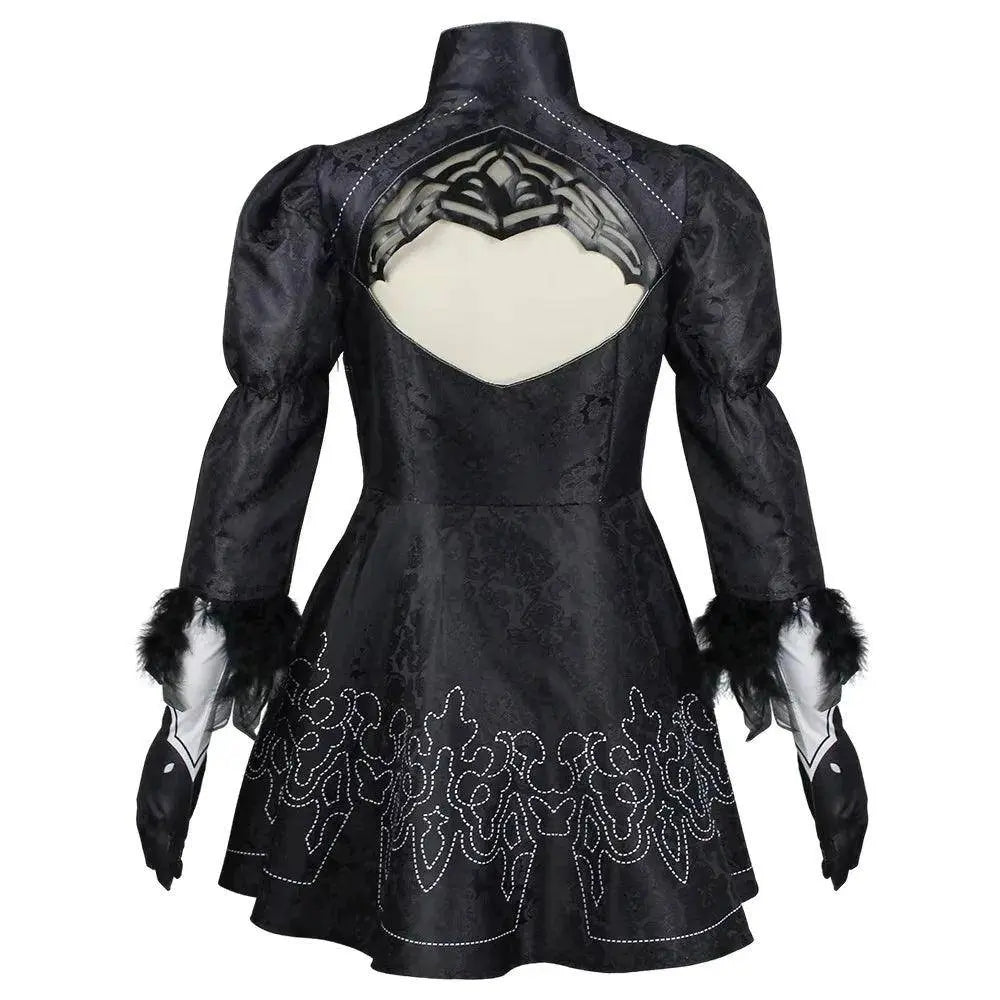 Nier Automata Cosplay Costume Yorha 2B sexy Outfit Game Figures Suit Women Role Play Costumes Girls Halloween Party Fancy Dress - Tophatter Daily Deals