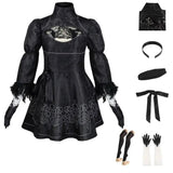 Nier Automata Cosplay Costume Yorha 2B sexy Outfit Game Figures Suit Women Role Play Costumes Girls Halloween Party Fancy Dress - Tophatter Daily Deals