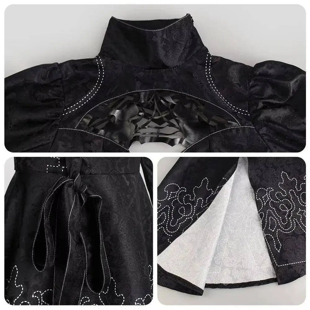 Nier Automata Cosplay Costume Yorha 2B sexy Outfit Game Figures Suit Women Role Play Costumes Girls Halloween Party Fancy Dress - Tophatter Daily Deals