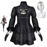 Nier Automata Cosplay Costume Yorha 2B sexy Outfit Game Figures Suit Women Role Play Costumes Girls Halloween Party Fancy Dress - Tophatter Daily Deals
