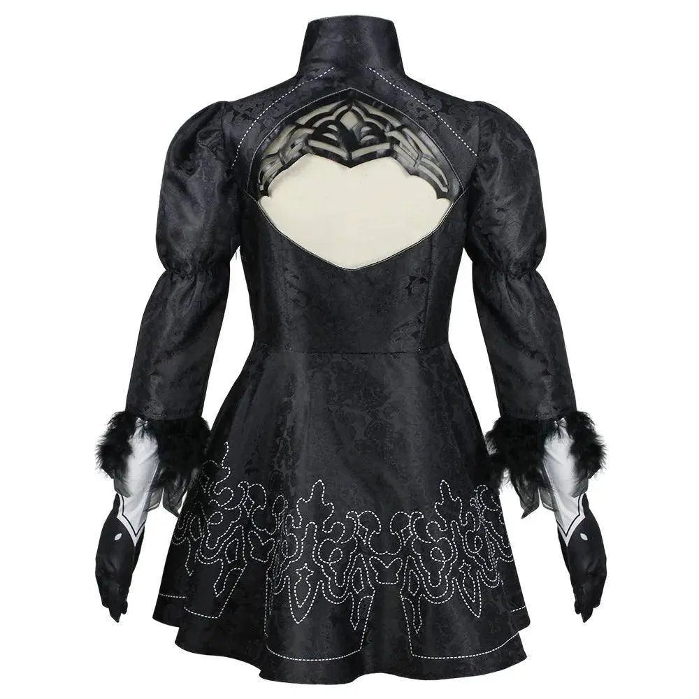 Nier Automata Cosplay Costume Yorha 2B sexy Outfit Game Figures Suit Women Role Play Costumes Girls Halloween Party Fancy Dress - Tophatter Daily Deals