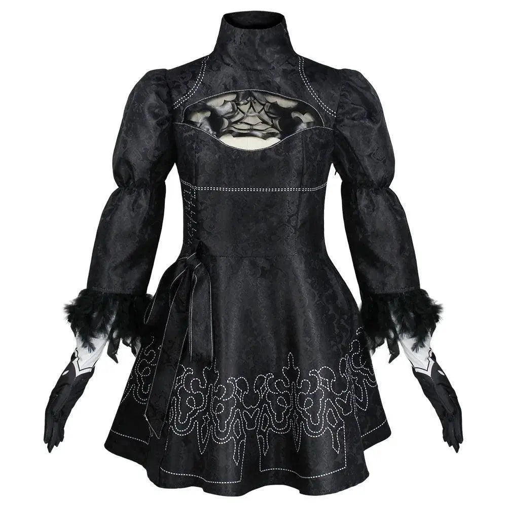 Nier Automata Cosplay Costume Yorha 2B sexy Outfit Game Figures Suit Women Role Play Costumes Girls Halloween Party Fancy Dress - Tophatter Daily Deals