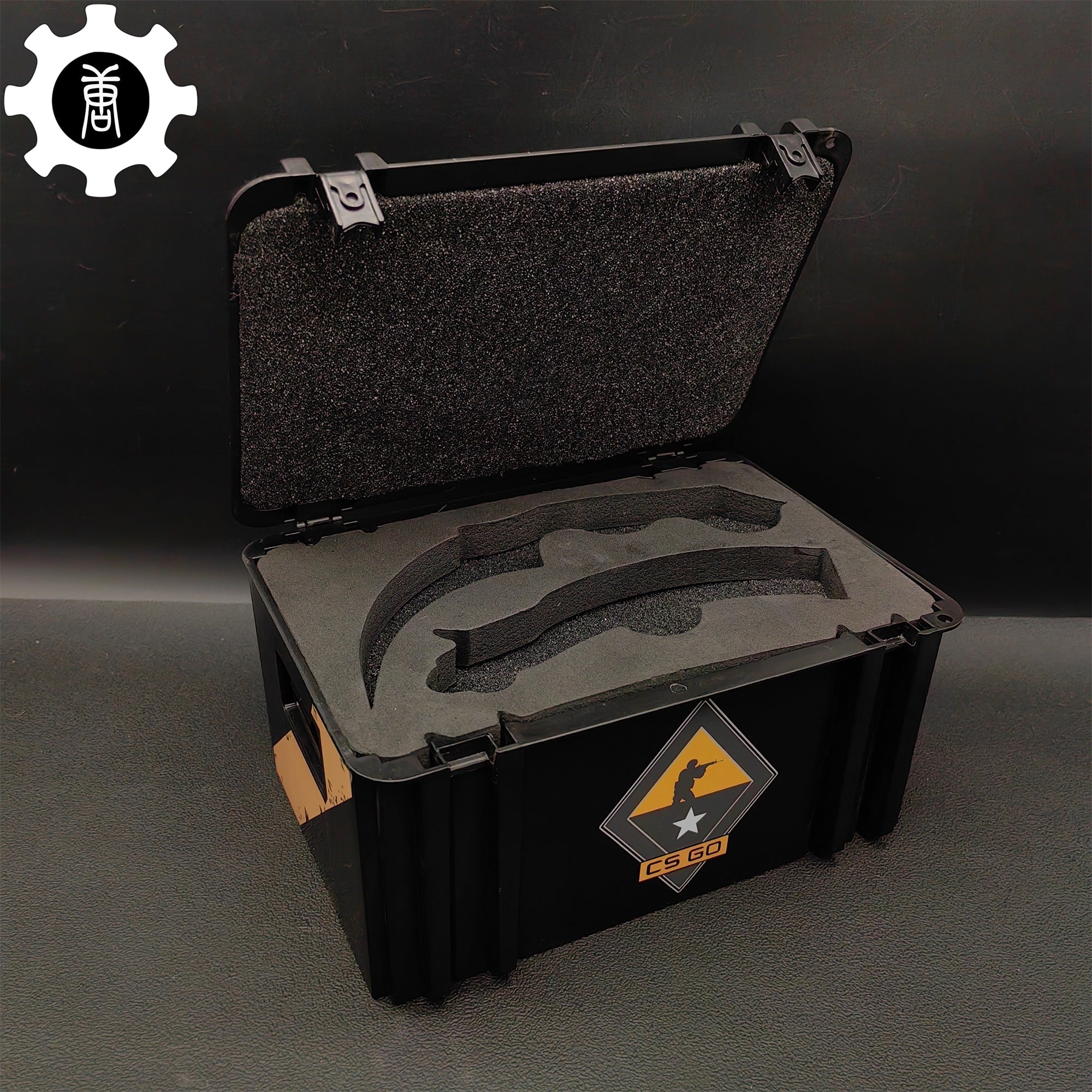 Night Skin Karambit & Balisong Black Weapon Case Blunt Blade Props - Tophatter Daily Deals