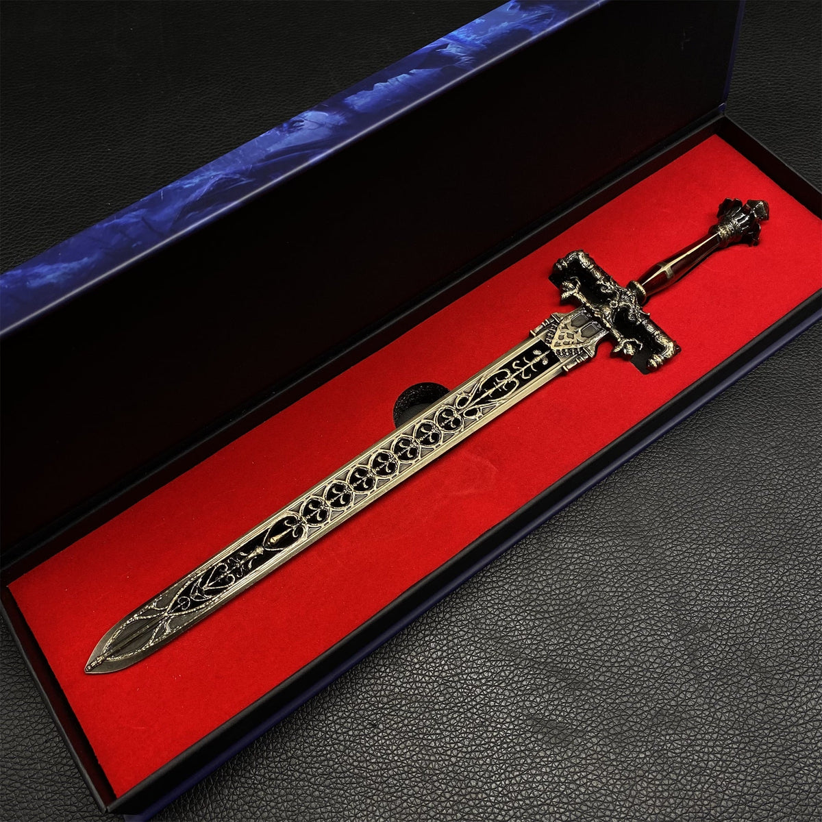 Night And Flame Sword Metal Miniature - Tophatter Daily Deals